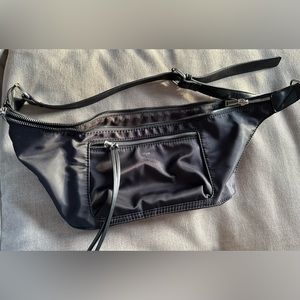 Black large cross body bag